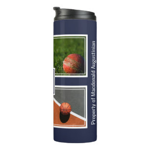 Personalised Photo Monogram SPORTS Thermal Tumbler