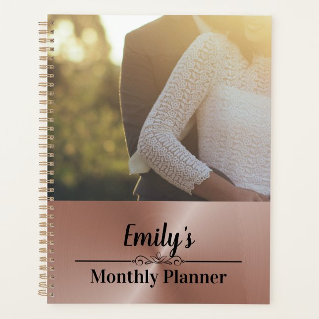 Personalised Photo Monthly Planner (Front)