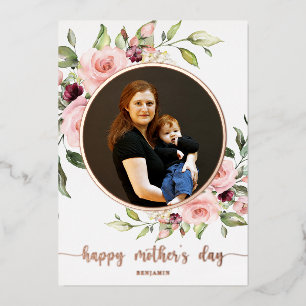 Personalised Photo Mother’s Day Card Elegant