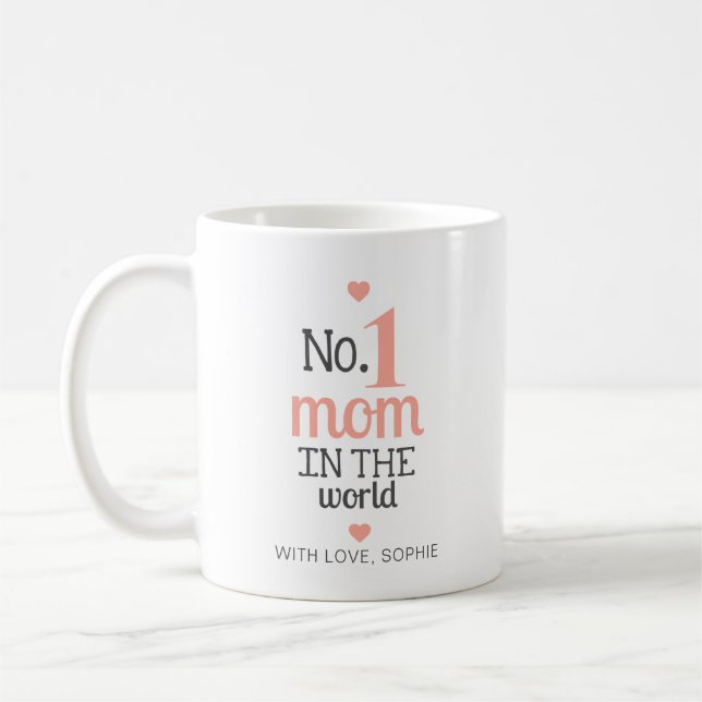 Personalised Photo Mothers Day Coffee Mug (Left)