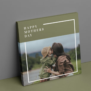 Personalised Photo Mothers Day Gift Canvas Print