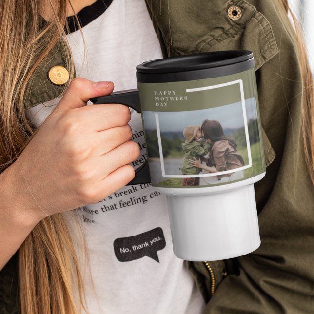 Personalised Photo Mothers Day Gift Travel Mug (Creator Uploaded)