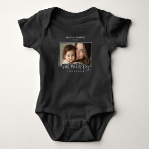 Personalised Photo Mummy + Me First Mother's Day Baby Bodysuit