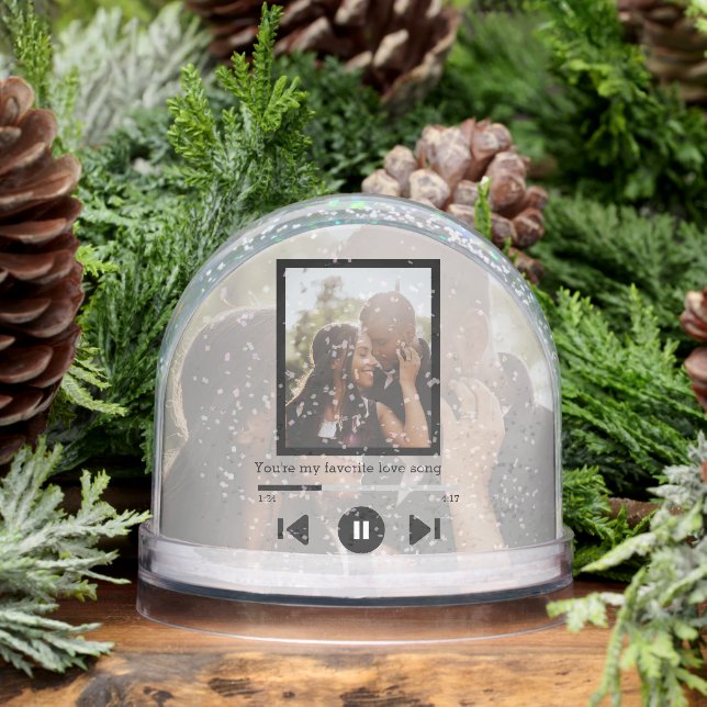 Personalised Photo Music Player -DOESNT play music Snowglobe (Winter)