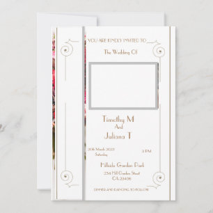 Personalised Photo Name Address Card