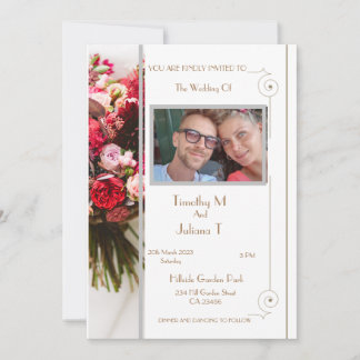 Personalised Photo Name Address Card