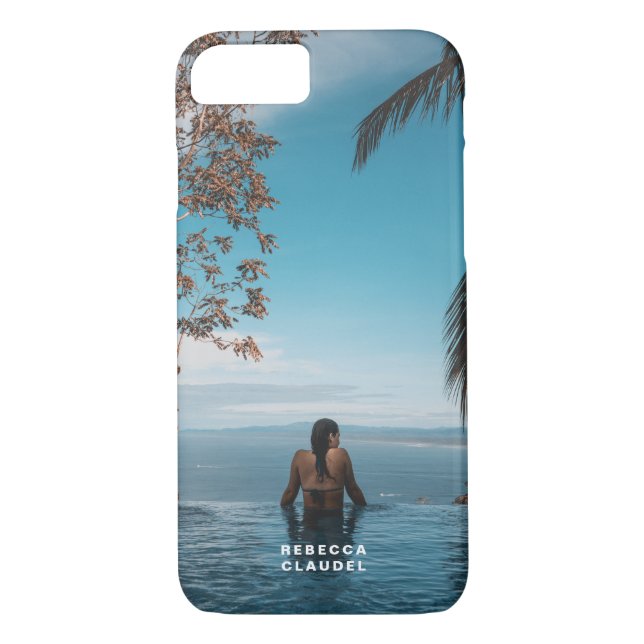 Personalised photo name logo custom phone cases (Back)