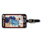 Personalised Photo Name Number Hockey Bag Tag