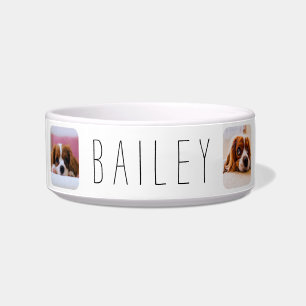 Personalised Photo Name Template Simple Pet Bowl