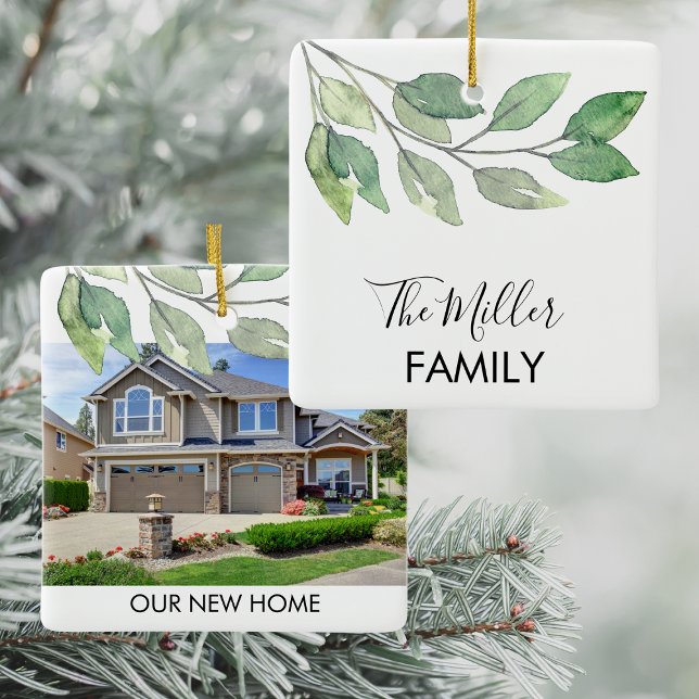 Personalised Photo New Home Ceramic Ornament (Creator Uploaded)