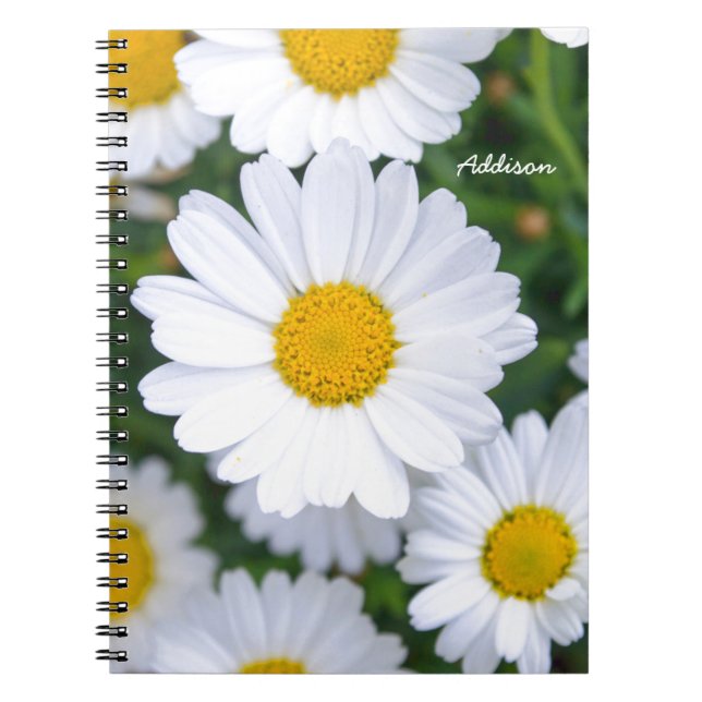 Personalised Photo Notebook With Daisy (Front)
