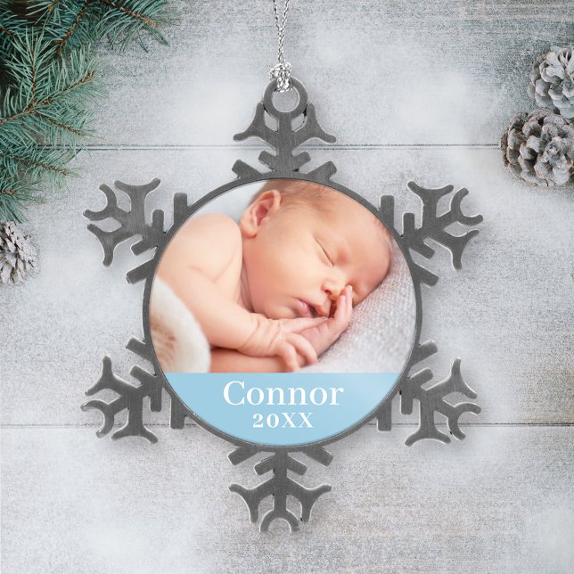 Personalised Photo Ornament | Custom Colour (Creator Uploaded)
