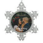 Personalised Photo Ornament | Wedding Monogram