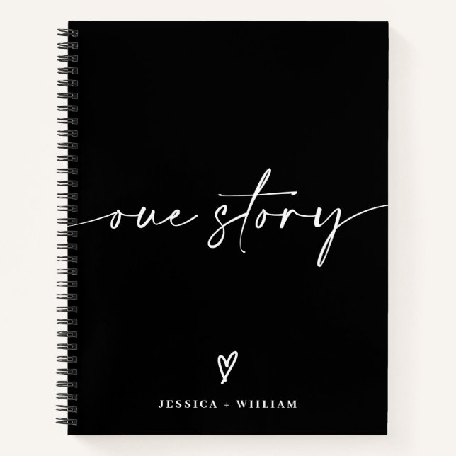 Personalised Photo Our Story Couple Journal (Front)