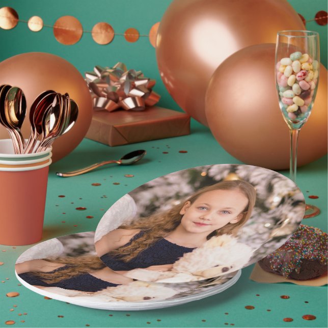 Personalised Photo Paper Plate (Multi)