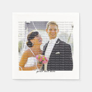 Personalised Photo Party Paper Napkin Set