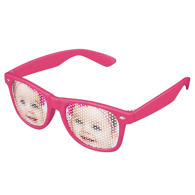 Personalised Photo Party Sunglasses (Angled)