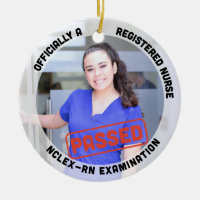 personalised photo passed nclex rn exam nurse gift
