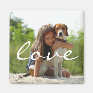 Personalised Photo Pet and Family Keepsake Magnet