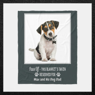 Personalised Photo Pet Dog  Fleece Blanket