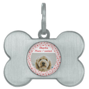 Personalised photo  pet ID tag