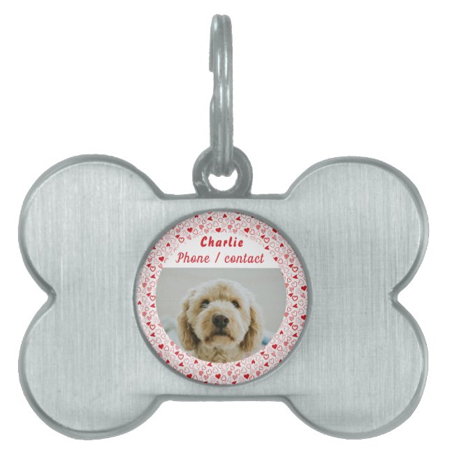 Personalised photo  pet ID tag (Front)