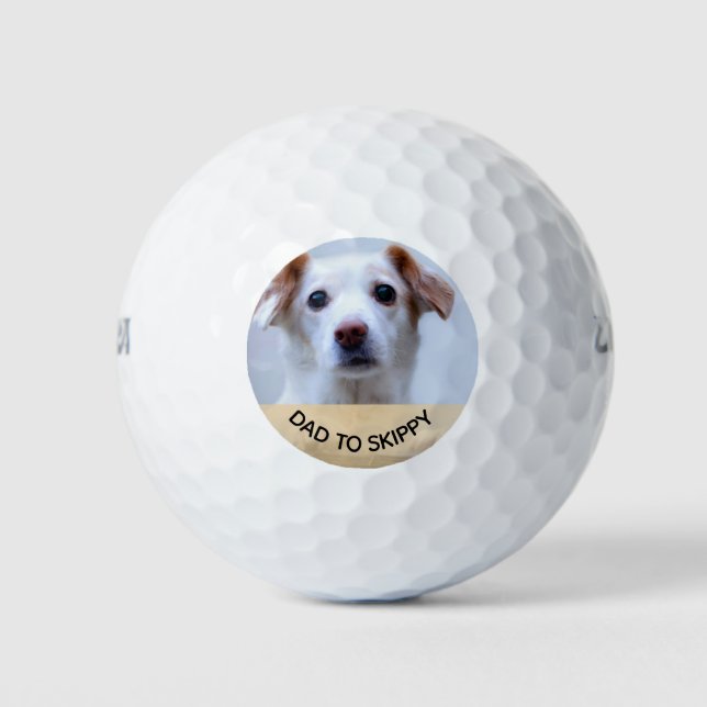 Personalised Photo Pet l Family Golf Balls (Front)