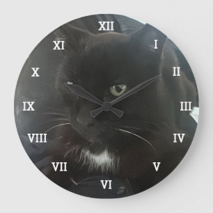 Personalised Photo Pets Family Create your own Large Clock
