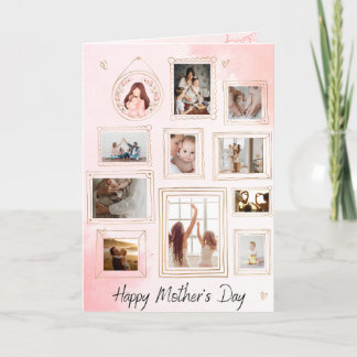  Personalised Photo Pink Mother's Day Card