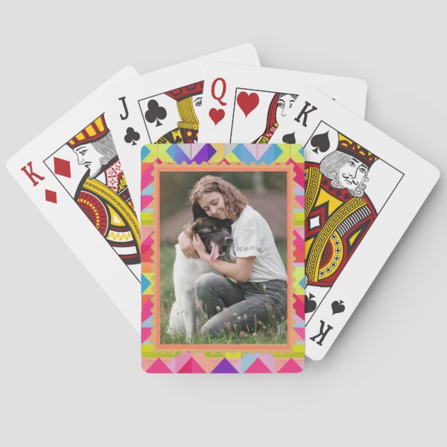 Personalised Photo Poker Card (Back)