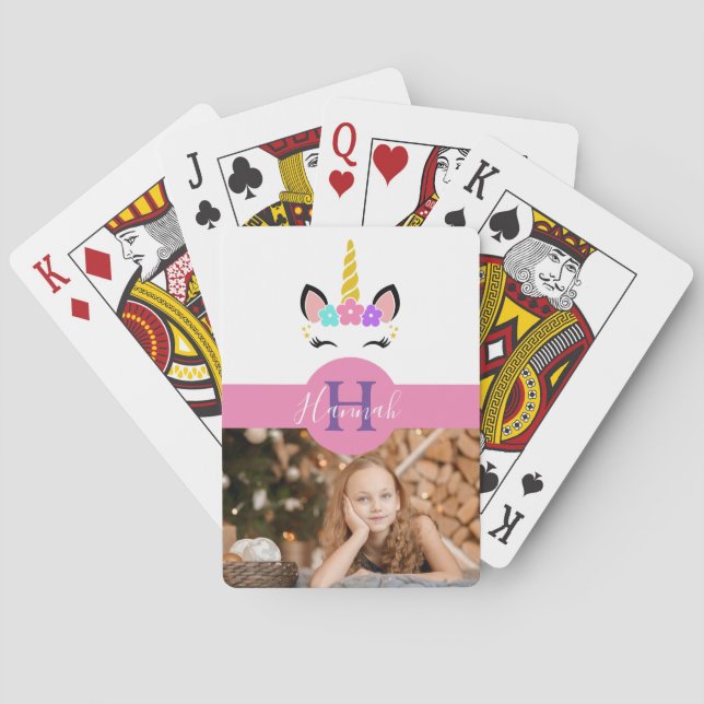Personalised Photo Poker Cards - Custom Face Card  (Back)