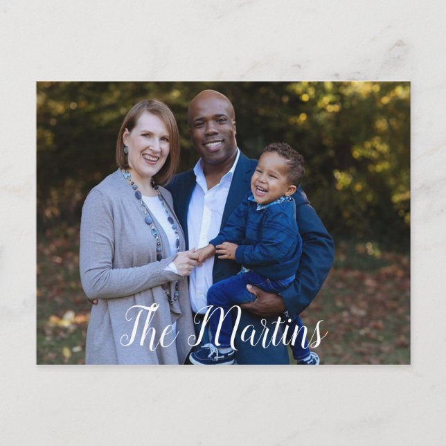 Personalised Photo Postcard (Front)