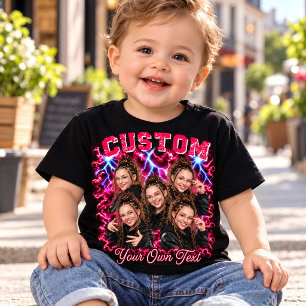 Personalised Photo Rap 90s Toddler T-Shirt