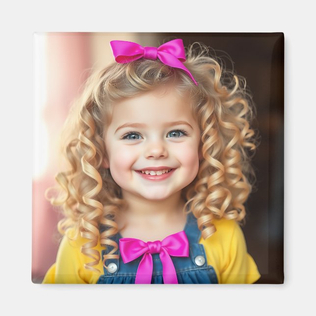 Personalised Photo Refrigerator  Magnet (Front)