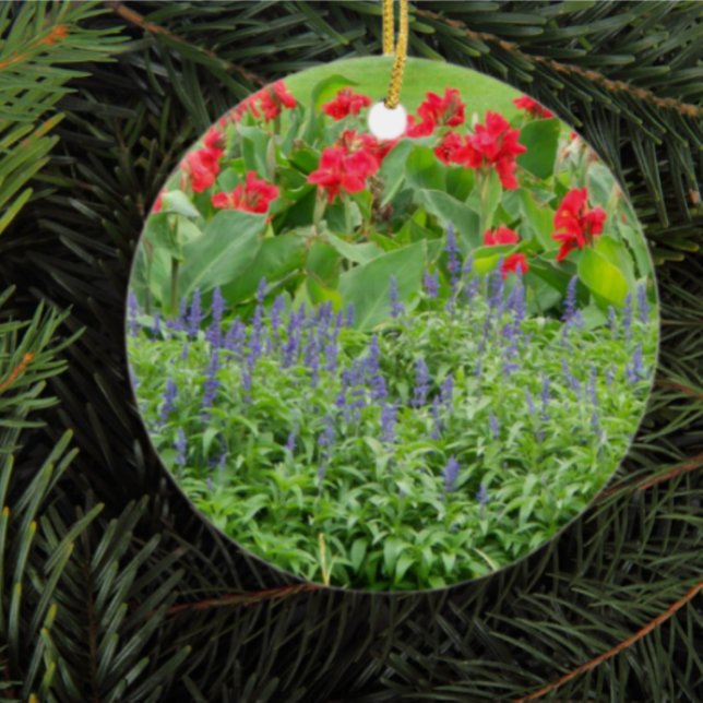 Personalised Photo Round Ceramic Ornament (Creator Uploaded)