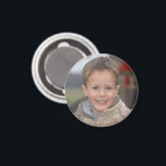 Personalised Photo Round Magnet<br><div class="desc">Awesome photo magnet, just add your favourite image.</div>