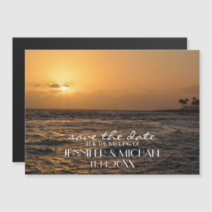 Personalised Photo Save the Date Magnetic Invitation