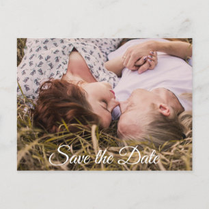 Personalised Photo  Save the Date Postcard