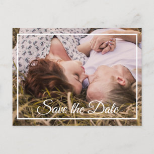 Personalised Photo  Save the Date Postcard