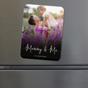 Personalised Photo Simple Mummy and Me Custom Magnet