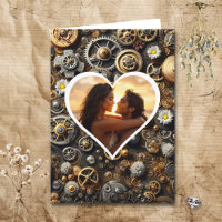 Personalised Photo Steampunk Happy Anniversary