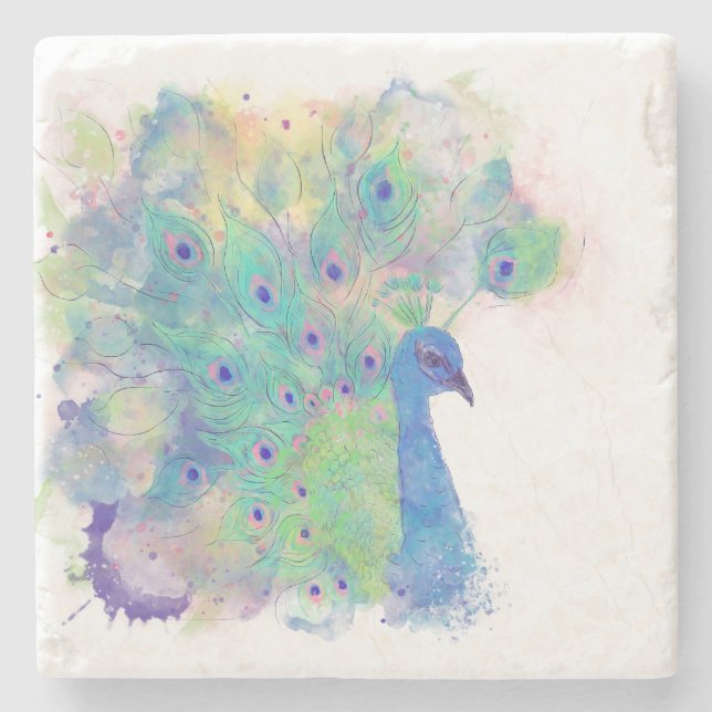 Personalised Photo Stone Coaster (Front)