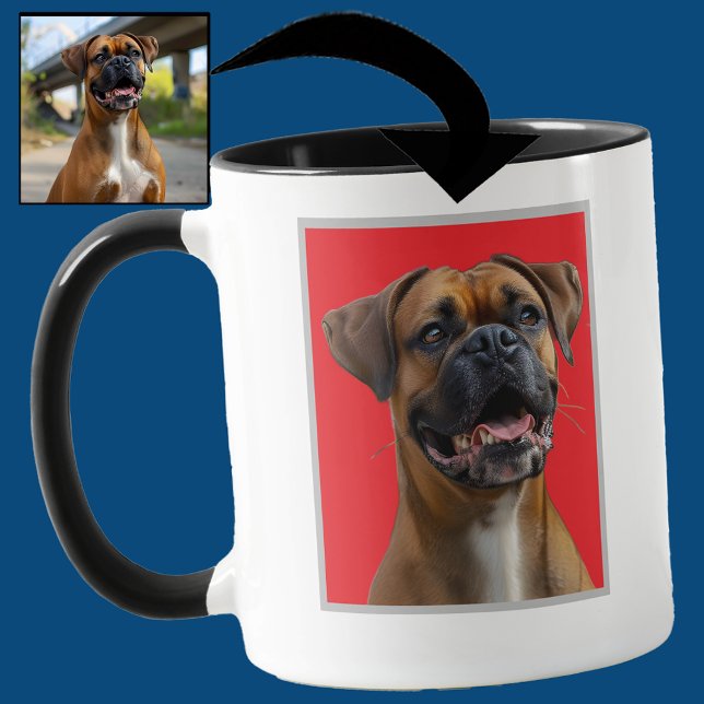 Personalised Photo T-Shirt Mug (Creator Uploaded)