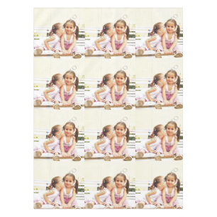 Personalised photo tablecloth. Make your own Tablecloth
