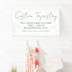 Personalised Photo Tapestry: Custom Wall Decor Banner