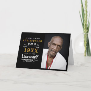 Personalised Photo Template Birthday Legendary Dad