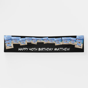 Personalised Photo Template Birthday / Other Event Banner