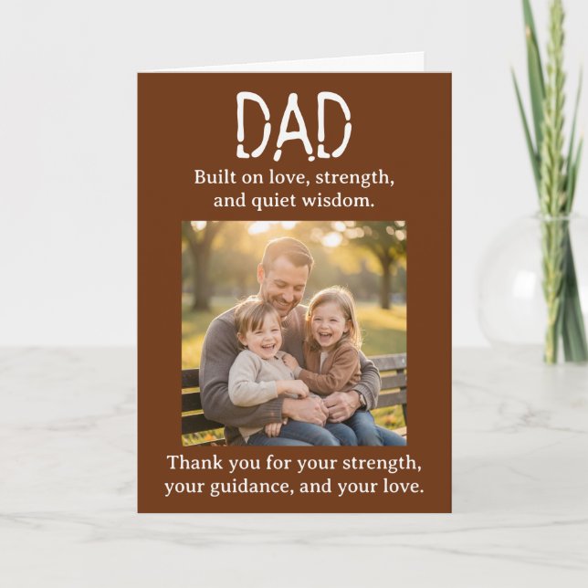 Personalised Photo Template Father's Day  (Front)