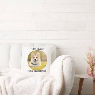 Personalised Photo Template for My Dog - My Best Cushion