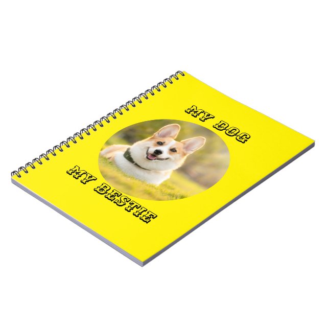 Personalised Photo Template for My Dog - My Best Notebook (Left Side)